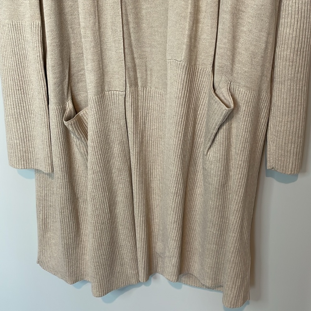 Splendid Tan Open Long Cardigan Size Small - Picture 8 of 12